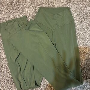 Olive Green Leggings